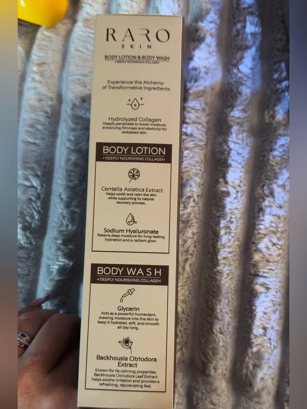 Raro Skin- Body Lotion & Body Wash Set - Collagen